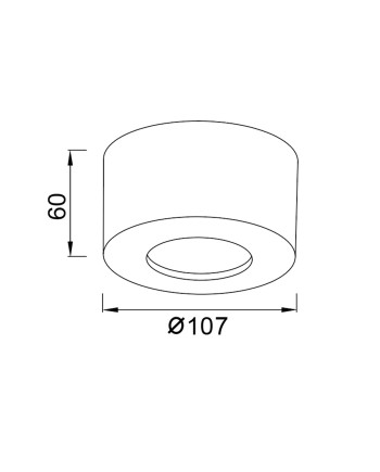CABRERA * PLAFÓN LED 6W 3000K BLANCO